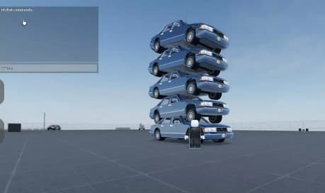 Car Crash Test - Spam Cars/Lag Server