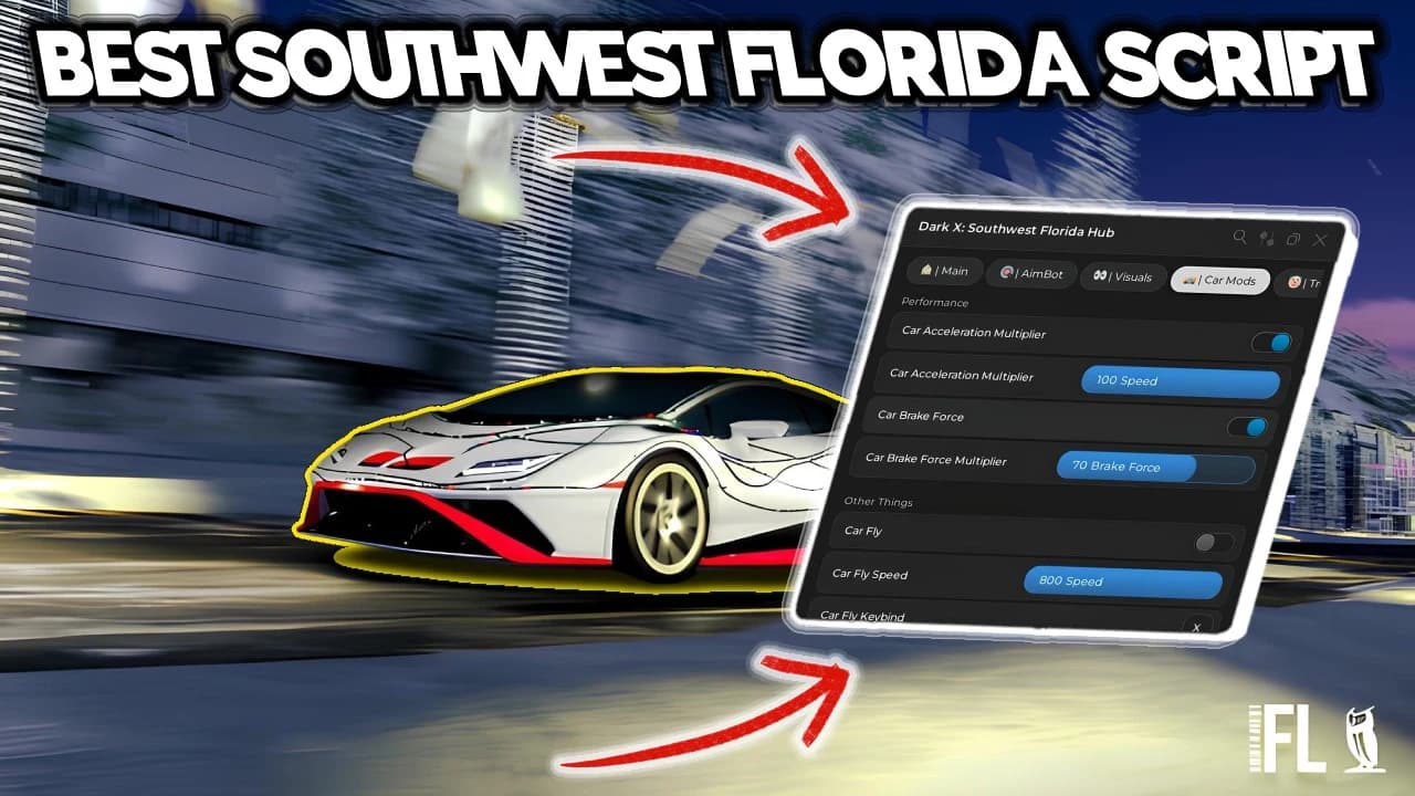 Southwest Florida | CAR MODS, ESP, TELEPORTS, MONEY & MORE!