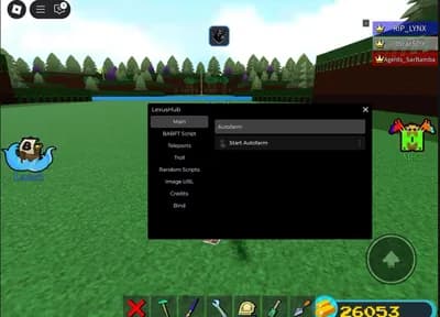 Lexus hub autofarm (a but copied form novakool)