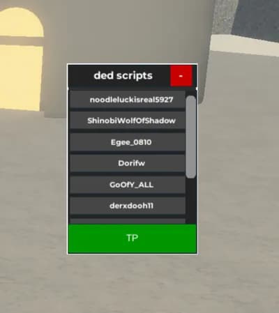 PlayerTPmenu