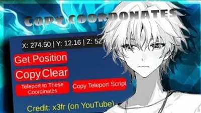 Save, Copy & Teleport to Coordinates!