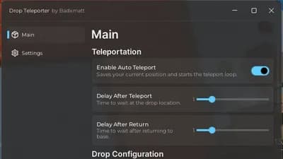 Drop Teleporter OP
