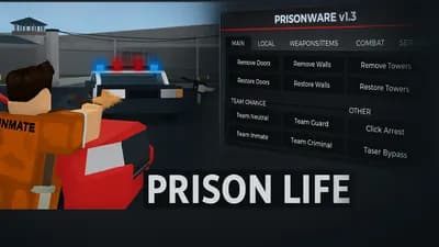Prison Life OP Script Keyless