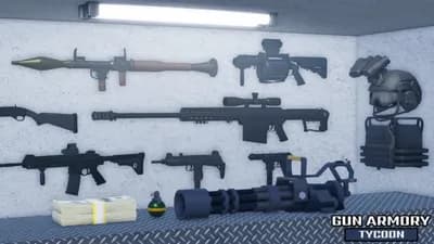 Gun Armory Tycoon OP INF ammo Bypass Ant KEYLESS OPEN SOURCE