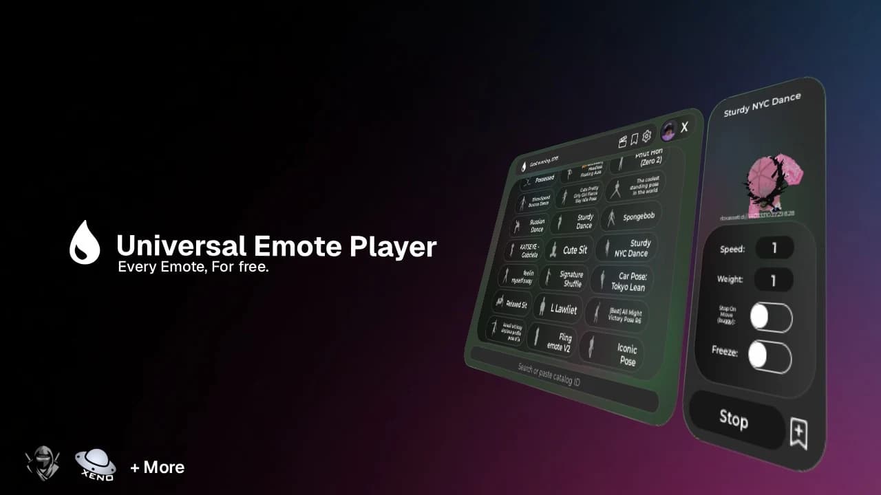 Universal Emote Player
