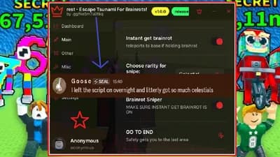 free REST hub brainrot sniper instant brainrot and much more