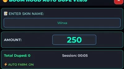 Dupe Skin in Boom Hood
