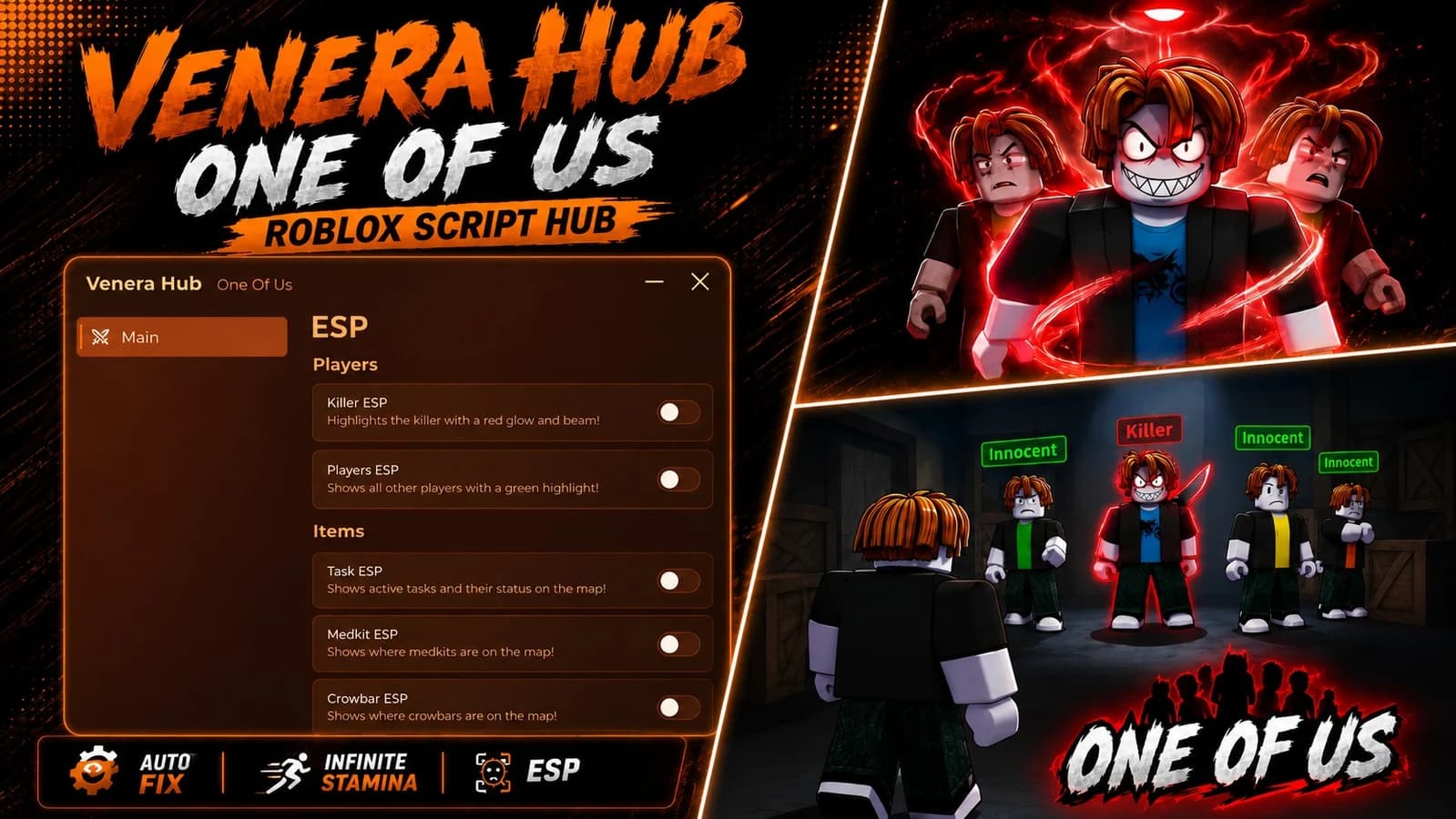 One of us script - Venera Hub