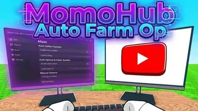 Be a Youtuber | Autofarm Op Everyting | MomoHub