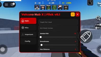 Volcano Hub X Flick Script