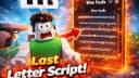 Last Letter Script