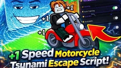 +1 Speed Motorcycle Tsunami Escape Script