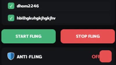 Fling, Anti fling