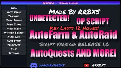  AUTO RAID, AUTO FARM, ITEM FARM, AUTO PVE BOARDS AND MORE!!