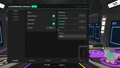 CloverHUB SILENT AIM AIMBOT ESP FLY GUN MODS