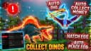 AUTO COLLECT MONEY, DIG, PLACE, HATCH EGG. DISCARD EGG