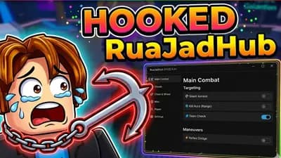 Hooked!  AimLock & KillAura & AutoKill & Auto dodge & other
