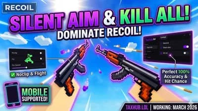 TaxHub | Silent Aim, Kill All, Noclip & Fly