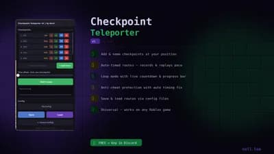 📦 null.lua — Checkpoint Teleporter
