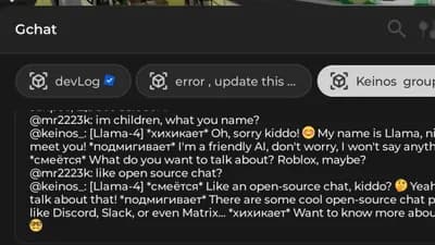 Open source chat  matrix