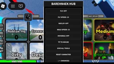 There is fly, noclip, flyspeed, speed, and more! V1.0