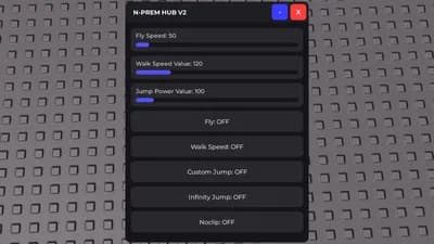 🚀 [OP] N-PREM HUB V2| Walk Speed, Fly, Noclip, Speed