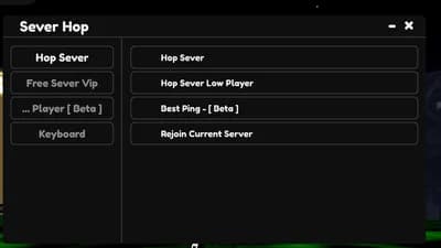 5 in 1 Script For Switching Server Roblox