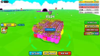tp blobs to player (57k per tp)