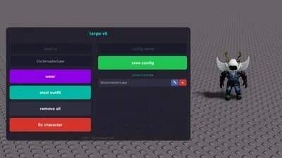 Fake Larpx v5 outfit copier