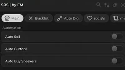 srs auto buy and auto sell with auto dig
