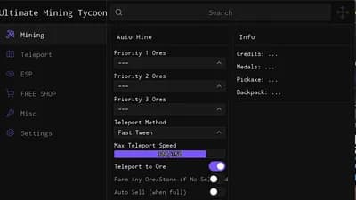Ultimate Mining Tycoon, Auto mine, mining aura