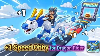 🐉 [OP] +1 Speed Obby For Dragon Rider | INSTANT DIVINE