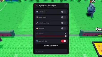 Zynx Hub - Oil Empire🛢️| Safe Auto-Steal and Others!