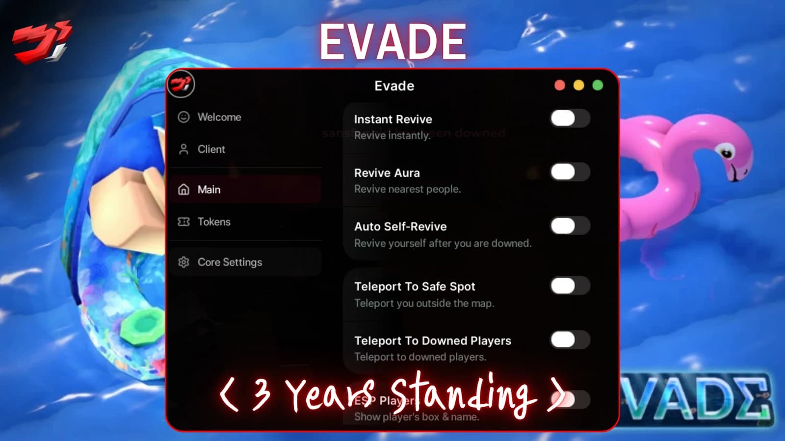 TTJY Hub | Evade | UNDETECTED | 2 Language