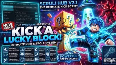 KICK A LUCKY BLOCK - SCRULI HUB