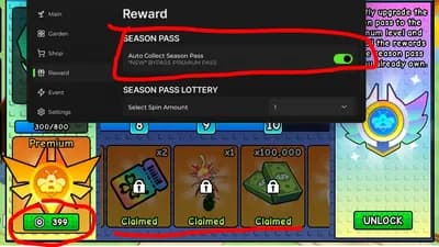 FREE PREMIUM PASS | Auto Farm | Auto Event