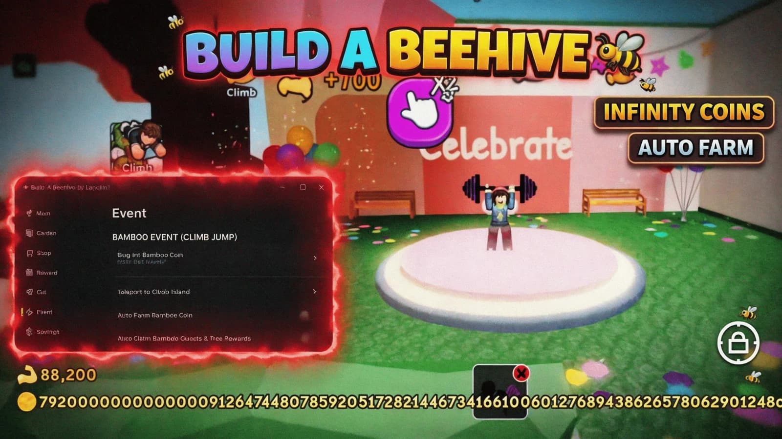 Build A Beehive - HACK INFINITY COINS + AUTO FARM...