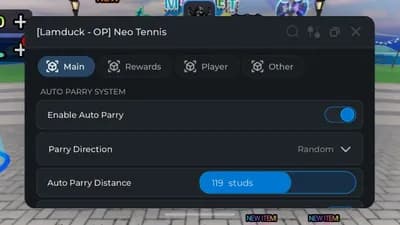 [NO KEY] Neo Tennis - AUTO PARRY, AUTO SERVE, CLAIM REWARD..