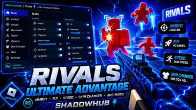 [NEW] RIVALS SILENT AIM  / ALL SKINS  /  AND MORE 🍀