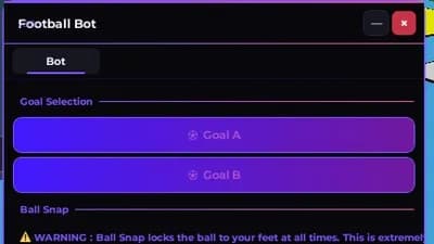 KEYLESS AutoAim goal, Autoaim Ball, AutotpBall to feet