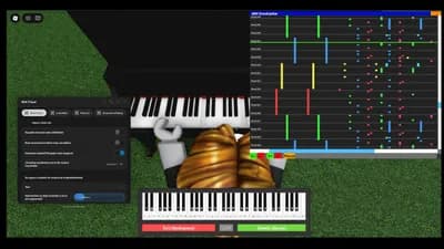 MIDI Player (Keyless, Auto piano)