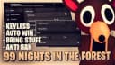 *BEST* 99 NIGHTS IN FOREST | TREE AURA | GET ITEMS OP