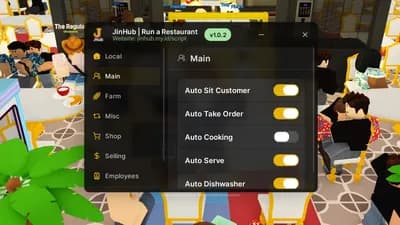 OP SCRIPT AUTO BLACK MARKET, AUTO SEAT, COOKING