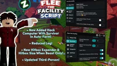 Flee The Facilty Script! New Features Added!