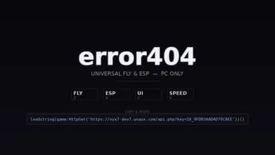 error404 only pc