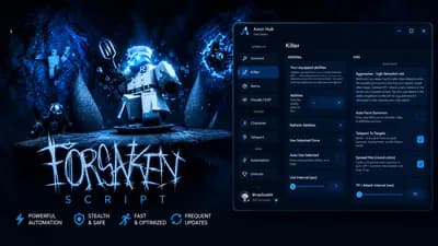 Axon Hub | Forsaken Script - Auto Farm, ESP & Items + Tools!