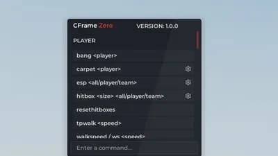 CFrameZero Admin Menu Script