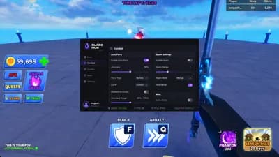 Blade Hub|KEYLESS| AUTO parry| AUTO spam