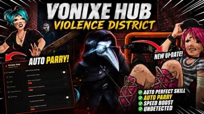 Auto Parry, Perfect Skill Check, God Mode, Speed Boost, ESP