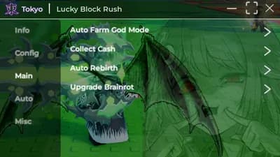 [UPD] Lucky Block Rush - God Mode Farm